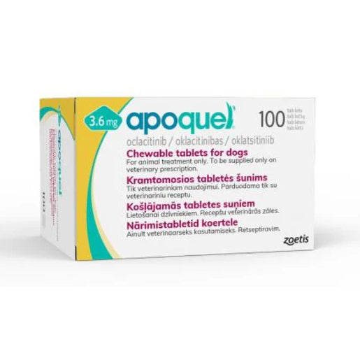 APOQUEL Chew 3.6mg 100's