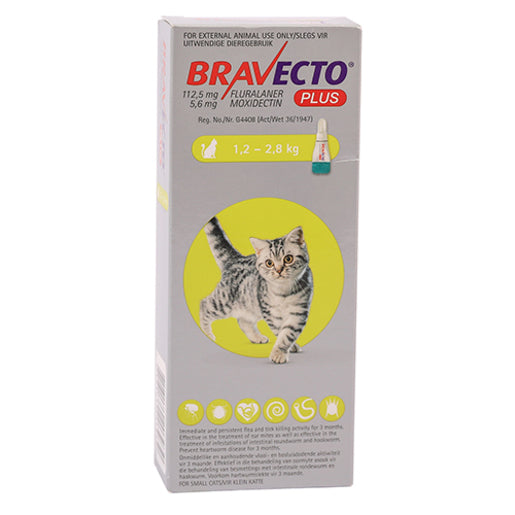 Bravecto Plus For Cats Med 1