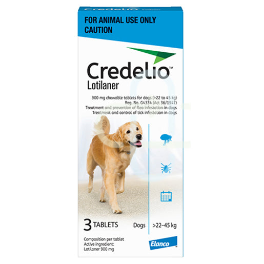 CREDELIO CHEW TABS DOGS >22-45KG @ 3