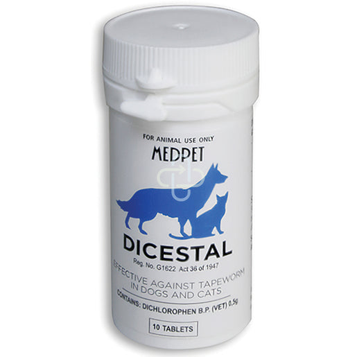 DICESTAL 0.5G 10 TABS DOG @