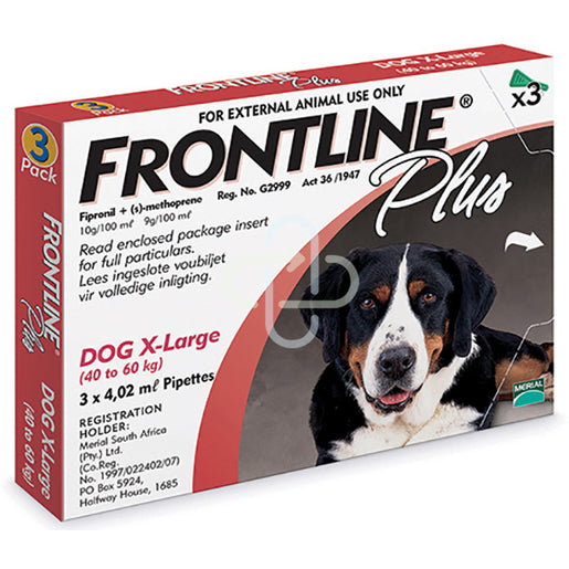 FRONTLINE PLUS DOG X-LARGE @ 3