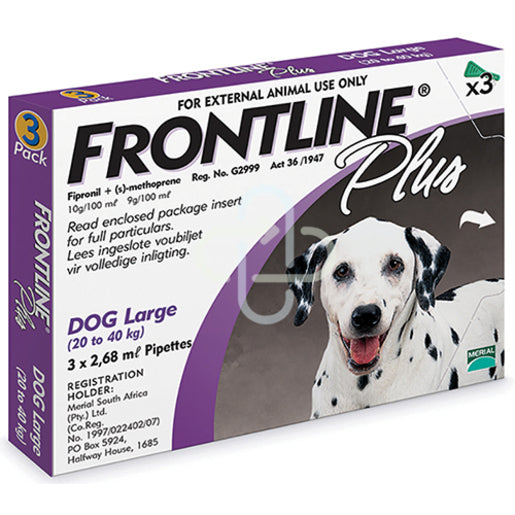 FRONTLINE PLUS DOG LARGE @ 3