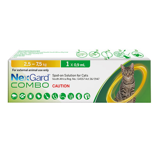 NEXGARD SPOT-ON CATS L 2.5-7.5KG 1X09ML@