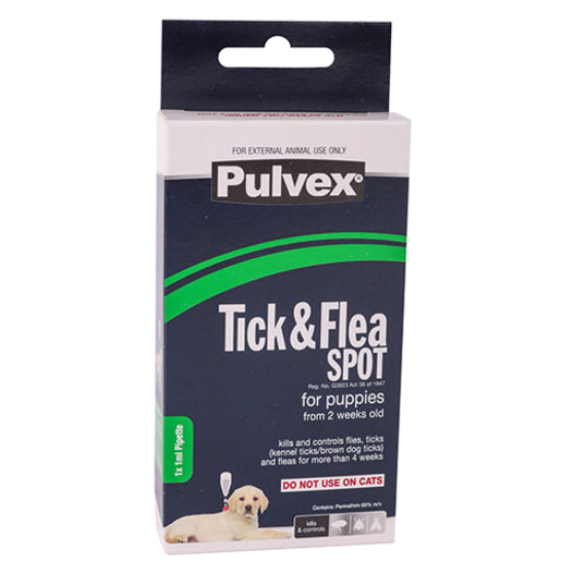PULVEX TICK & FLEA SPOT PUPPY 1ML @ 1