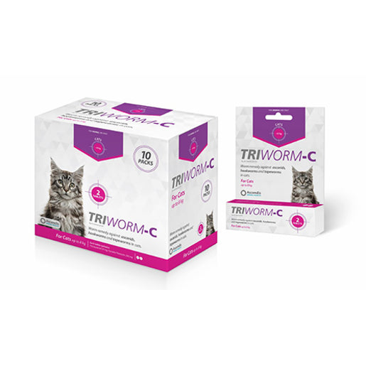 TRIWORM-C CAT 0-8KG @ 10